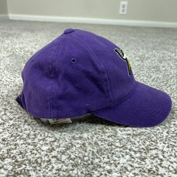 Vintage Minnesota Vikings Hat Cap Strap Back Mens One Size NFL Logo Athletic - Picture 4 of 7